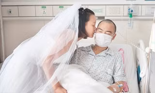  Xiang Hua cầu hôn bạn trai Li Zhen. Ảnh: CFP 
