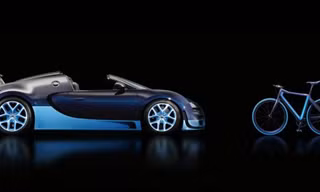 Chiếc PG Bugatti Bike với 95% vật liệu được làm từ sợi carbon.