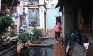 Chuyện lạ: Ở biệt thự… hít mùi nước cống giữa Thủ đô