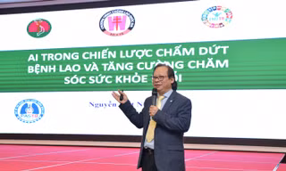 Ông Nguyễn Viết Nhung, Giám đốc Bệnh viện Phổi Trung ương nhấn mạnh công nghệ góp phần quan trọng trong mục tiêu chấm dứt bệnh lao vào năm 2030