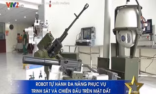 Cận cảnh robot chiến đấu do Việt Nam chế tạo