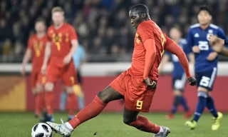Lukaku ghi nhiều bàn nhất tuyển Bỉ khi mới 24 tuổi. Ảnh: AFP.