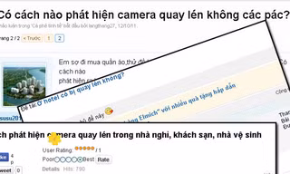 Dân mạng bàn nhau cách ứng phó quay lén