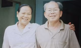 Vợ chồng bà Nguyễn Thị Mai và ông Mười Kiều.