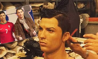 Giờ Ronaldo có thể ngồi nhà ngắm tượng của mình