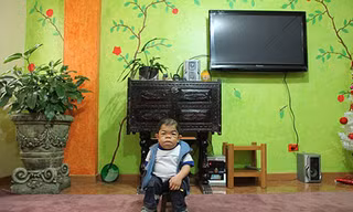 Anh chàng cao gần 70 cm mơ tìm bạn gái