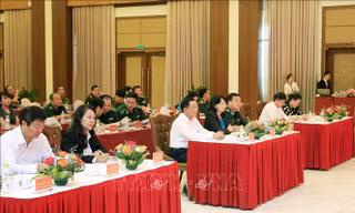Quyền Chủ tịch nước Đặng Thị Ngọc Thịnh dự Hội nghị sơ kết cao điểm đấu tranh ngăn chặn tội phạm ma túy tại Sơn La.