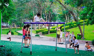 Những khoảng xanh công viên có ý nghĩa trong việc gắn kết gia đình (Ảnh Internet)
