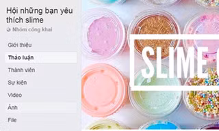 Các hội nhóm, diễn đàn về chất slime thu hút sự tham gia của nhiều thành viên.