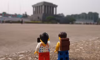 Chùa Một Cột, biển Hội An... trên bộ ảnh lego gây sốt