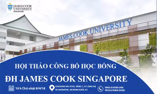 Hội thảo 'Công bố và giải đáp Học bổng ĐH James Cook Singapore'