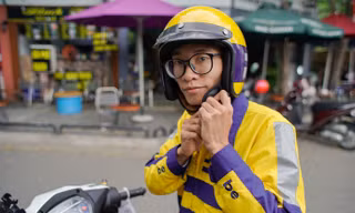 Anh Hoàng Quang Khang, một trong những beBike xuất sắc của cuộc thi Tay Lái Vàng