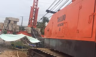 Hiện trường nơi xảy ra sự việc.