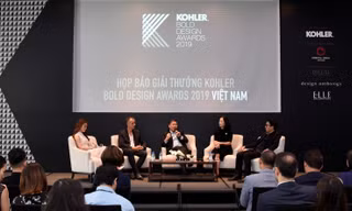 Đại diện công ty Kohler và các giám khảo tại Việt Nam chia sẻ những thông tin liên quan đến giải thưởng KOHLER Bold Design Awards 2019 Việt Nam 