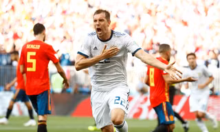 Tiền đạo 29 tuổi Artem Dzyuba là tác giả của bàn thắng gỡ hòa cho ĐT Nga từ chấm 11 m. Ảnh: Reuters.