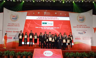 Bim Group đạt thứ hạng cao trong top doanh nghiệp lợi nhuận tốt nhất 