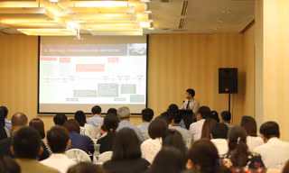 Tiến sỹ Nguyễn Hoàng Nam bộ Tài nguyên Môi trường chia sẻ tại Hội thảo