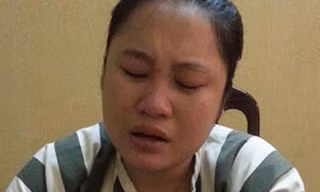 "Má mì" Nguyễn Thị Thu Hòa tại Công an quận Cầu Giấy