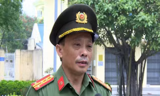 Đại tá Trần Xuân Hương, Trưởng phòng Chống phản động và chống khủng bố Công an tỉnh Thanh Hóa khẳng định có thể sẽ xem xét xử lý hình sự người truyền đạo trái phép. Ảnh: Đ.TRUNG 