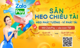 Zalopay tăng trưởng 400% sau chương trình tết Kỷ Hợi 