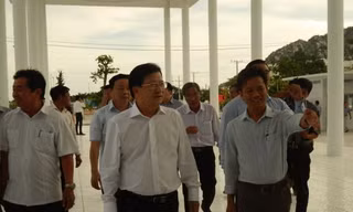 Phó Thủ tướng thăm ngôi trường Trung Nam group xây tặng học sinh nghèo 
