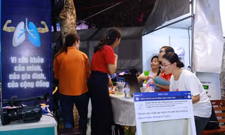 Góc tư vấn về tác hại thuốc lá tại lễ hội du lịch thành phố Hồ Chí Minh 2019.