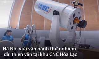 Đài thiên văn 80 tỷ ở Hà Nội vận hành thử nghiệm