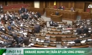 Ukraine mạnh tay trấn áp làn sóng ly khai
