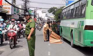 Hiện trường vụ tai nạn. Ảnh: A.X