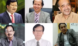 Ông Trịnh Đình Dũng, ông Nguyễn Trần Nam, ông Đặng Hùng Võ, ông Alan Phan, TS. Alan Phạm và ông Nguyễn Duy Minh.