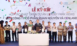 Công ty Cổ phần Phan Nguyễn và CENLAND bắt tay hợp tác để phát triển dự án Luxury Park Views