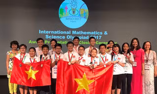 Thí sinh Việt Nam đạt huy chương vàng đầu tiên môn khoa học 
