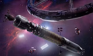 Hình ảnh về "quốc gia vũ trụ" Asgardia. Đồ họa: Asgardia