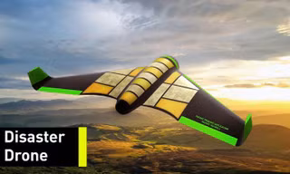 UAV Pouncer được làm từ vật liệu nhựa dẻo chế từ tinh bột có thể ăn được.
