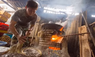 Làng nghề hấp cá ở Quy Nhơn