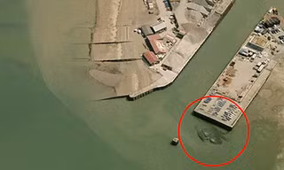 Bức ảnh chụp "con cua khổng lồ" (Ảnh Weird Whitstable)