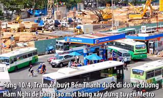Người Sài Gòn nhốn nháo khi trạm buýt lớn nhất thành phố di dời