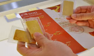 Giá vàng miếng trong nước giảm phiên thứ 2 liên tiếp. 
