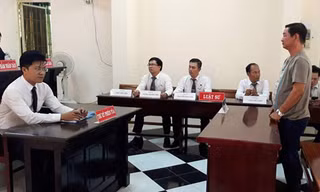 Bị cáo Sơn tại Tòa.