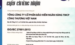 VBI được cấp chứng nhận hệ thống quản lý an toàn thông tin