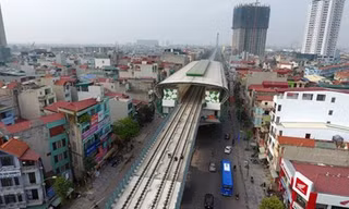 Nhà ga đầu tiên tuyến đường sắt Cát Linh - Hà Đông sắp hoàn thành