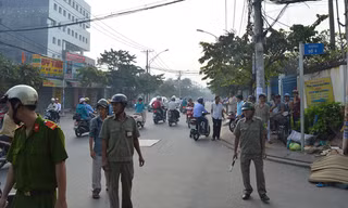 Hiện trường cụ ông tử vong