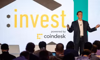 Một hội thảo về tiền ảo do CoinDesk tổ chức. Ảnh: AFP