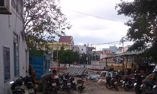 Hiện trường nạn nhân tử vong tại công trình.
