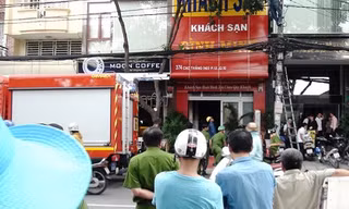 Hiện trường vụ cháy.