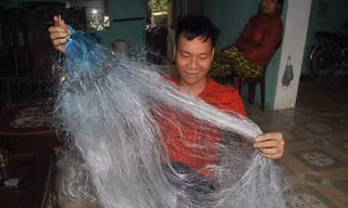 Người teo tứ chi săn cá khủng ở sông Mã 