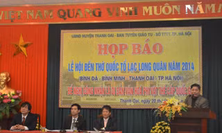 Lễ hội truyền thống đền thờ Quốc Tổ Lạc Long Quân năm nay sẽ có nhiều hoạt động đặc sắc