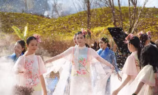Mãn nhãn màn trình diễn nghệ thuật 'Măng Đen – Thiên đường hồng'