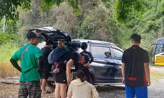 Rộ các điểm du lịch tự phát trong khu vực rừng phòng hộ trên đèo Bảo Lộc