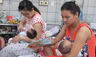 Bệnh nhân điều trị bệnh viêm đường hô hấp tại BV Bạch Mai